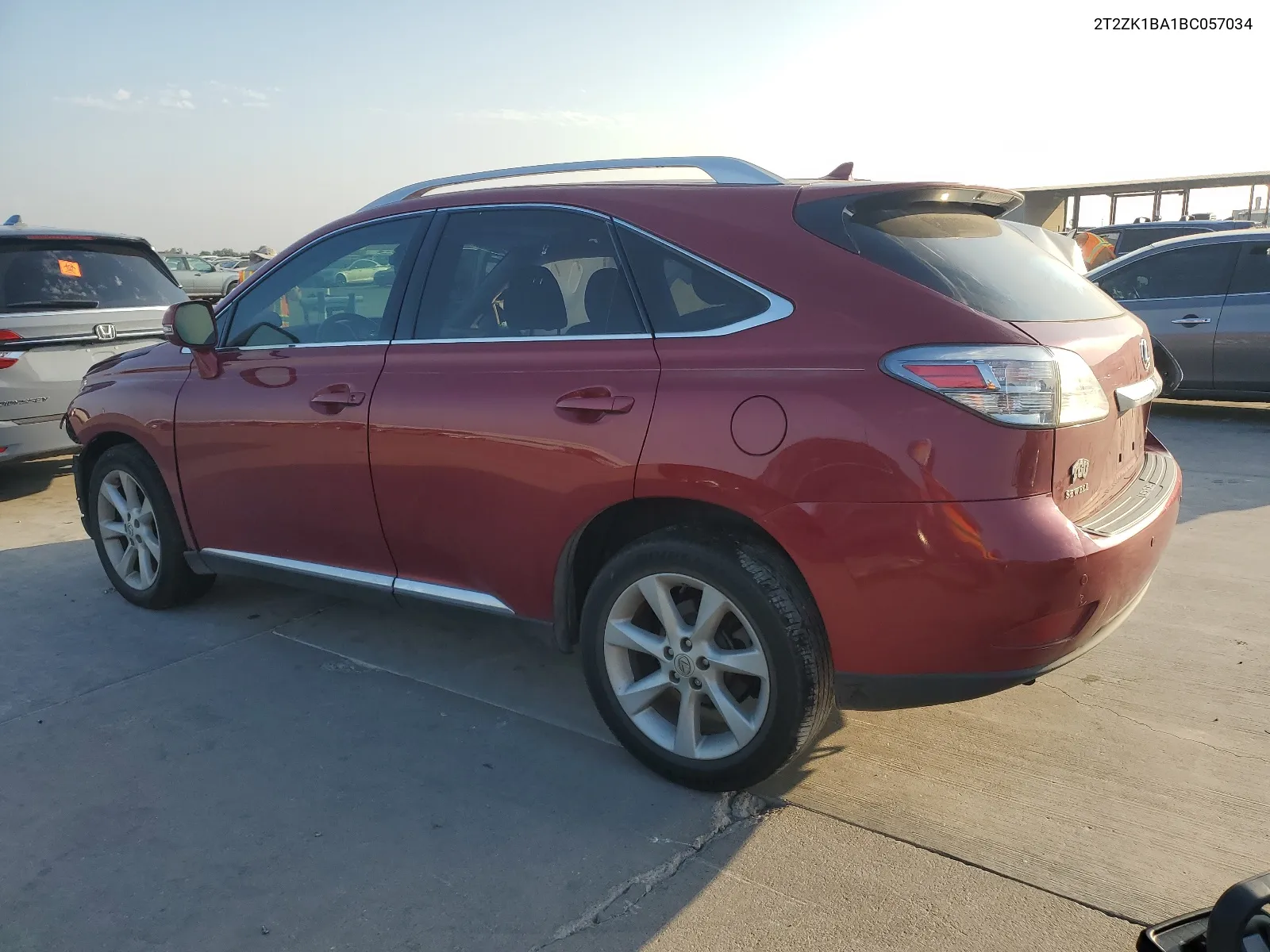 2011 Lexus Rx 350 VIN: 2T2ZK1BA1BC057034 Lot: 68422144