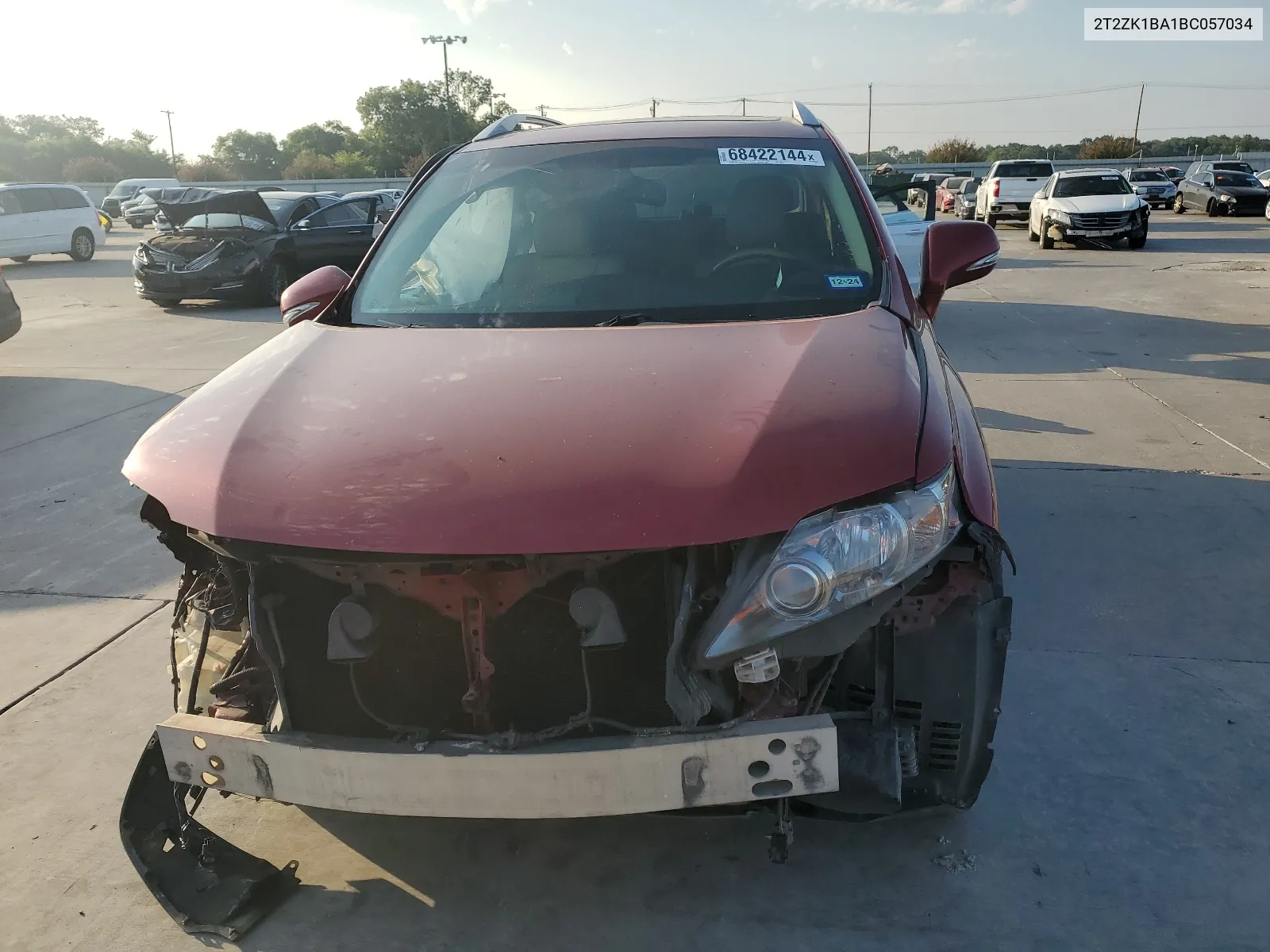 2T2ZK1BA1BC057034 2011 Lexus Rx 350