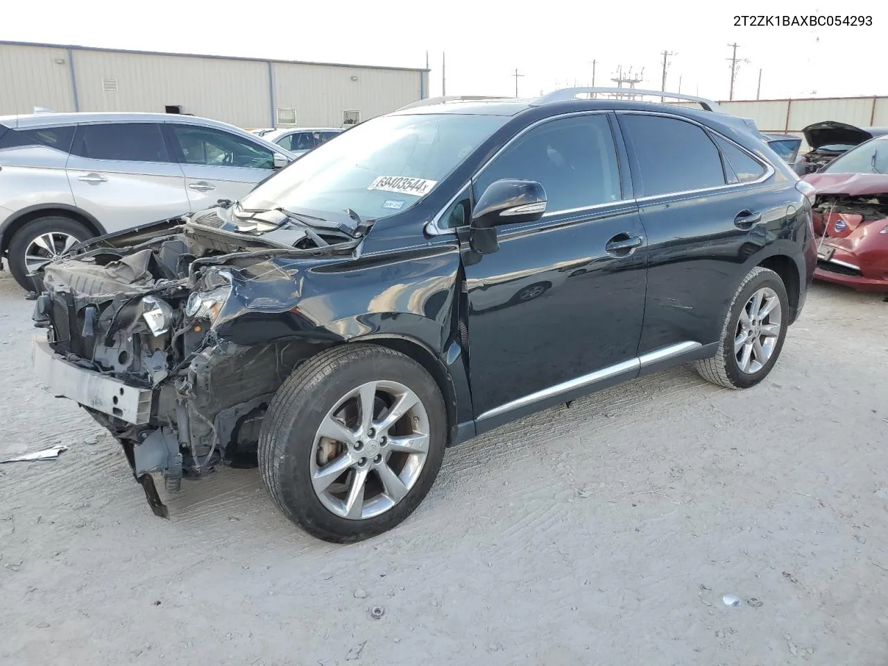 2011 Lexus Rx 350 VIN: 2T2ZK1BAXBC054293 Lot: 69403544