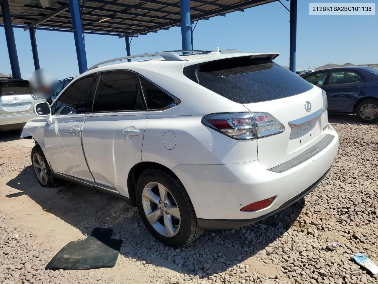 2T2BK1BA2BC101138 2011 Lexus Rx 350