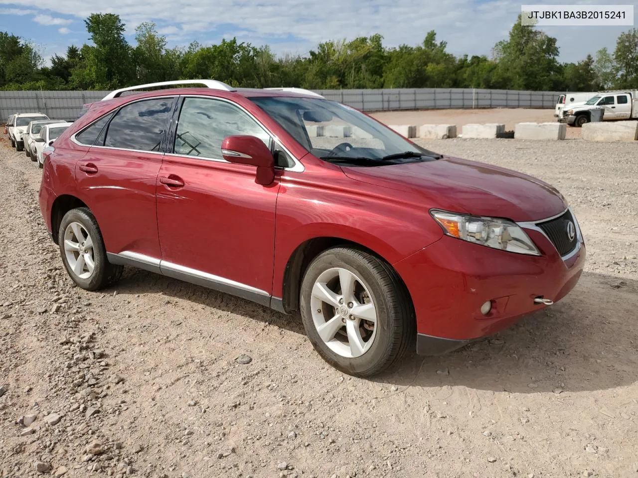 JTJBK1BA3B2015241 2011 Lexus Rx 350