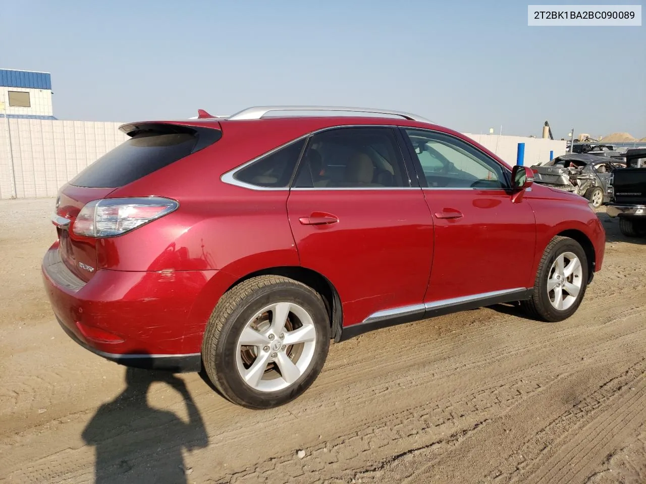 2011 Lexus Rx 350 VIN: 2T2BK1BA2BC090089 Lot: 70420834