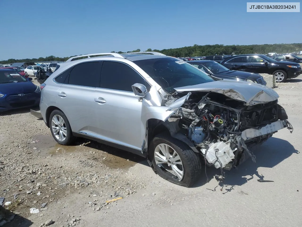 2011 Lexus Rx 450H VIN: JTJBC1BA3B2034241 Lot: 70494854