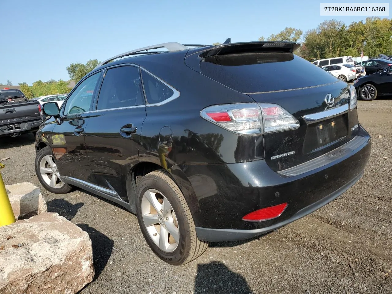 2011 Lexus Rx 350 VIN: 2T2BK1BA6BC116368 Lot: 70863294