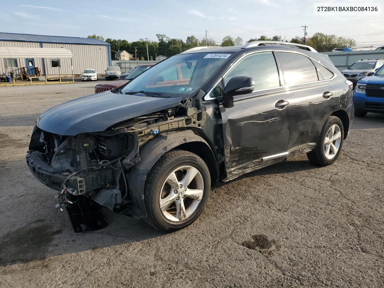 2011 Lexus Rx 350 VIN: 2T2BK1BAXBC084136 Lot: 71281424