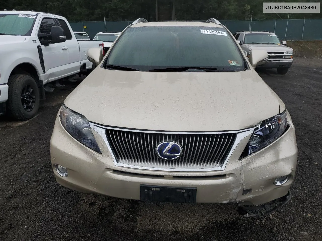 JTJBC1BA0B2043480 2011 Lexus Rx 450H