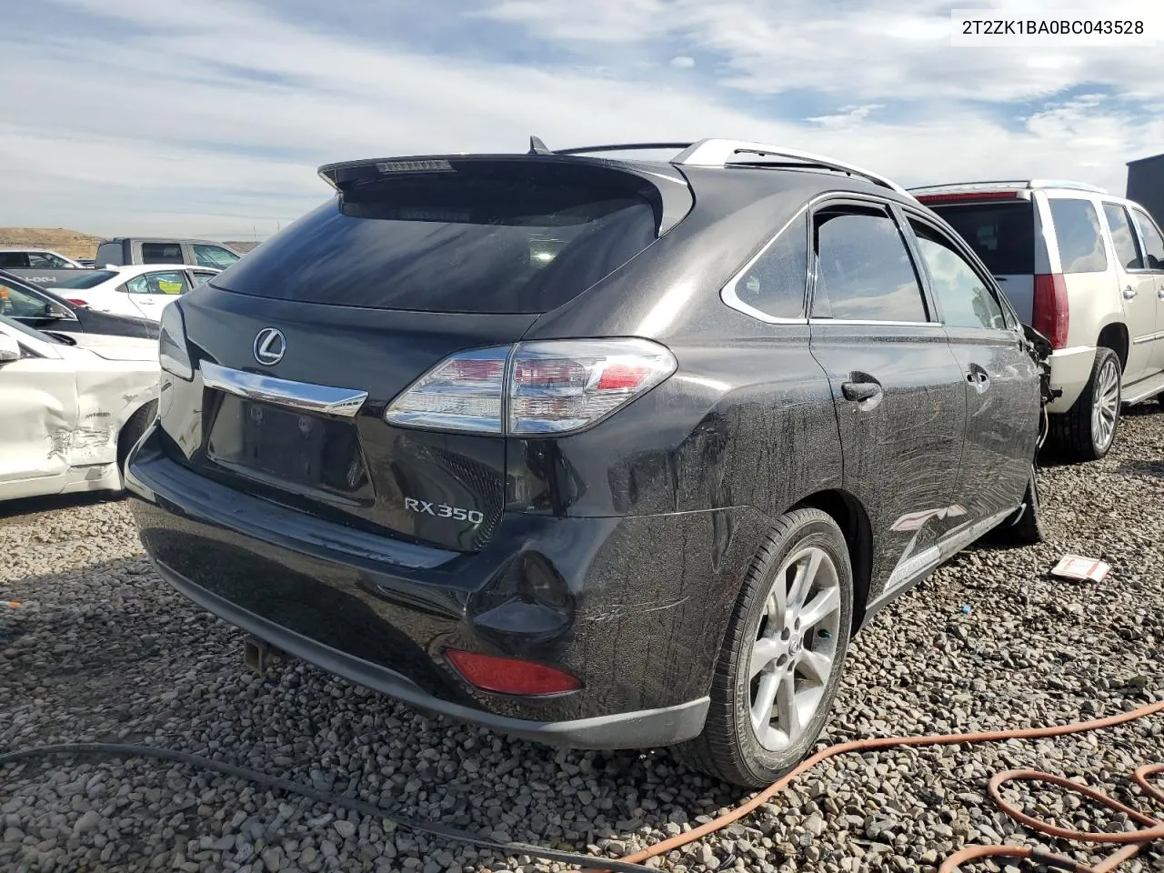 2011 Lexus Rx 350 VIN: 2T2ZK1BA0BC043528 Lot: 71777364