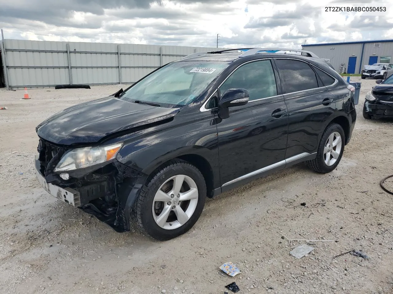 2T2ZK1BA8BC050453 2011 Lexus Rx 350