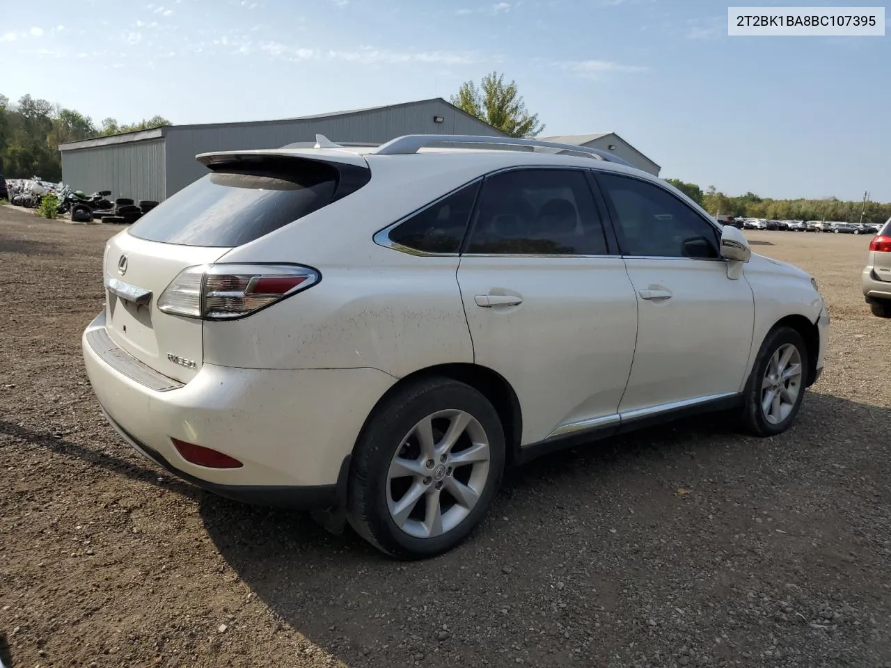 2011 Lexus Rx 350 VIN: 2T2BK1BA8BC107395 Lot: 72229544