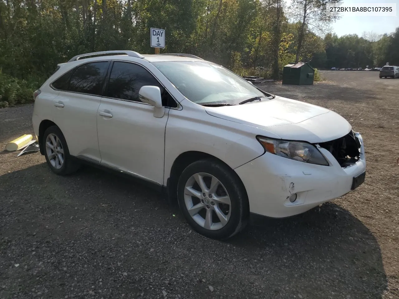 2011 Lexus Rx 350 VIN: 2T2BK1BA8BC107395 Lot: 72229544