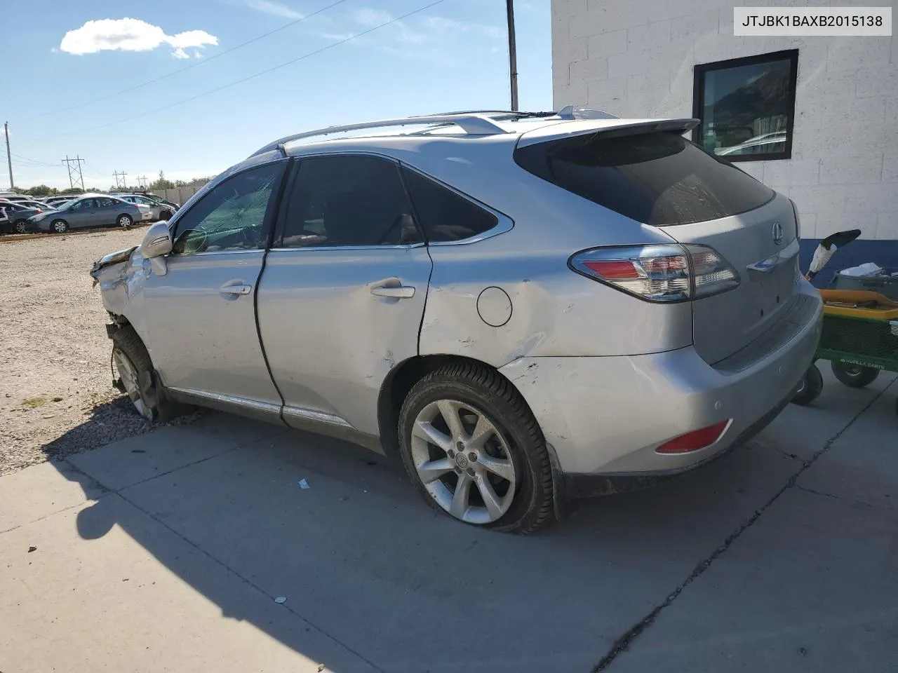 2011 Lexus Rx 350 VIN: JTJBK1BAXB2015138 Lot: 72255634