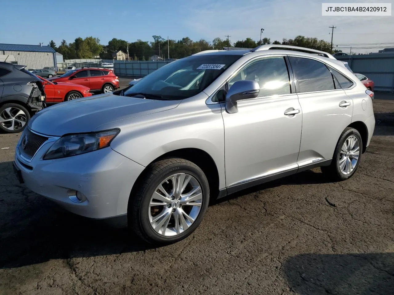 JTJBC1BA4B2420912 2011 Lexus Rx 450H