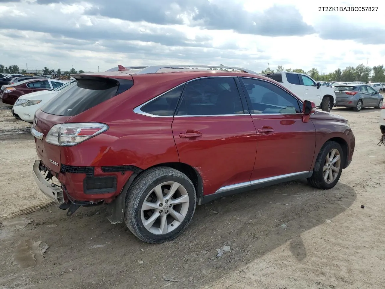 2011 Lexus Rx 350 VIN: 2T2ZK1BA3BC057827 Lot: 72404634