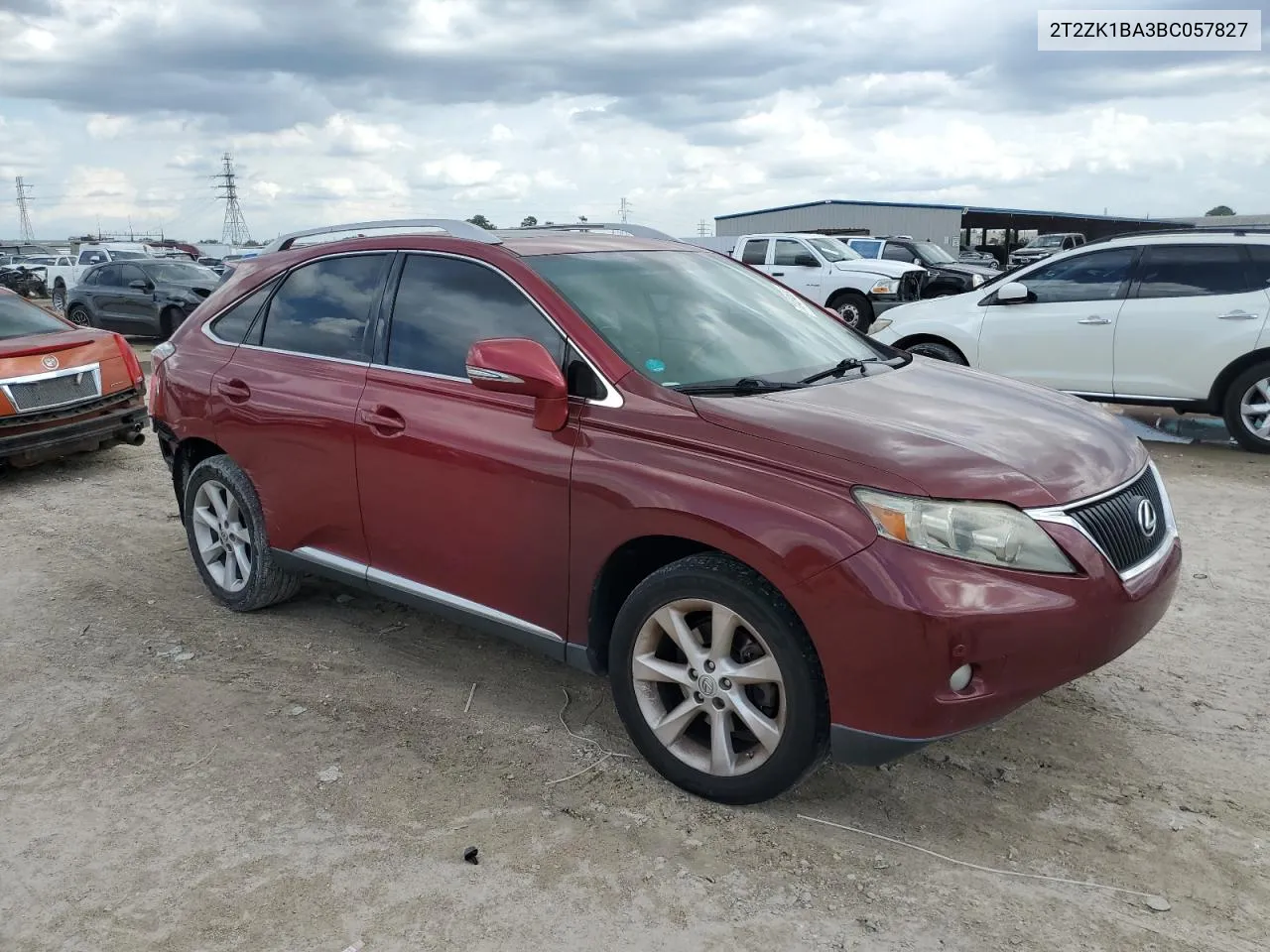 2011 Lexus Rx 350 VIN: 2T2ZK1BA3BC057827 Lot: 72404634