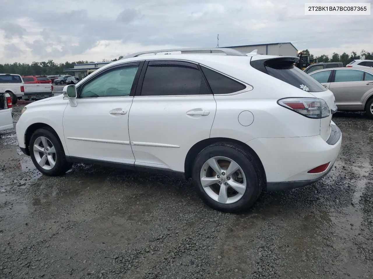 2011 Lexus Rx 350 VIN: 2T2BK1BA7BC087365 Lot: 72536174