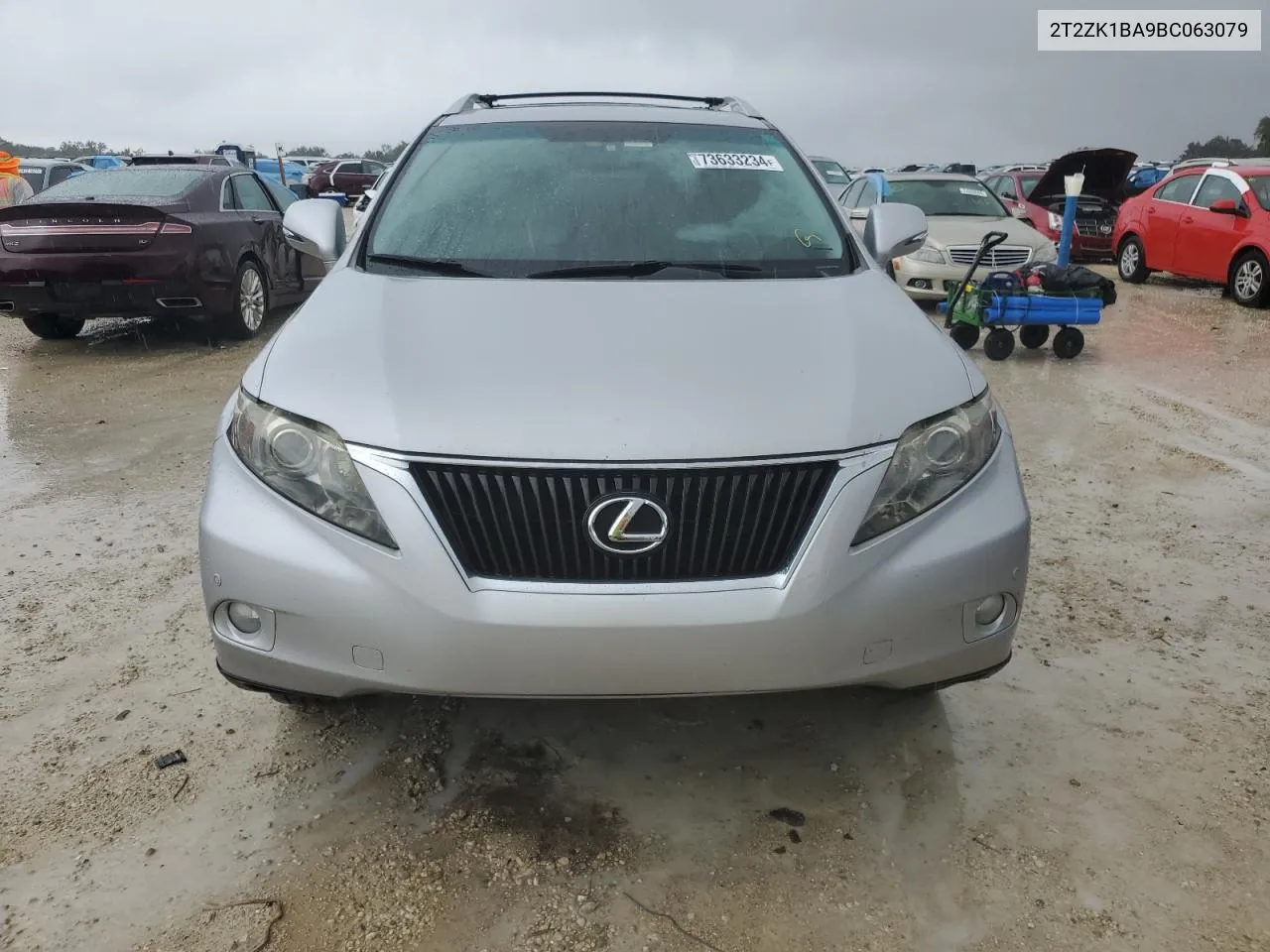 2011 Lexus Rx 350 VIN: 2T2ZK1BA9BC063079 Lot: 73633234