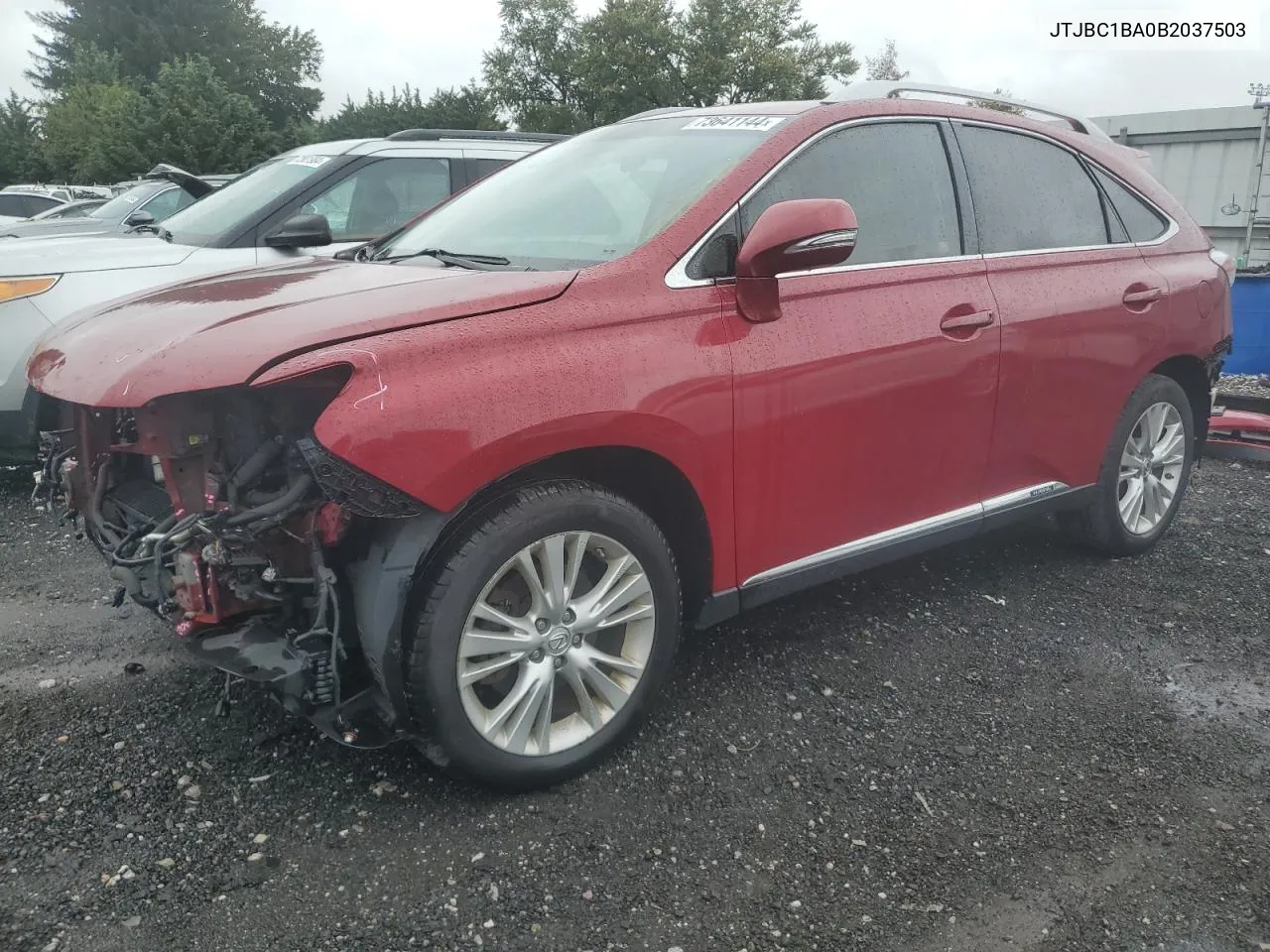 2011 Lexus Rx 450H VIN: JTJBC1BA0B2037503 Lot: 73641144