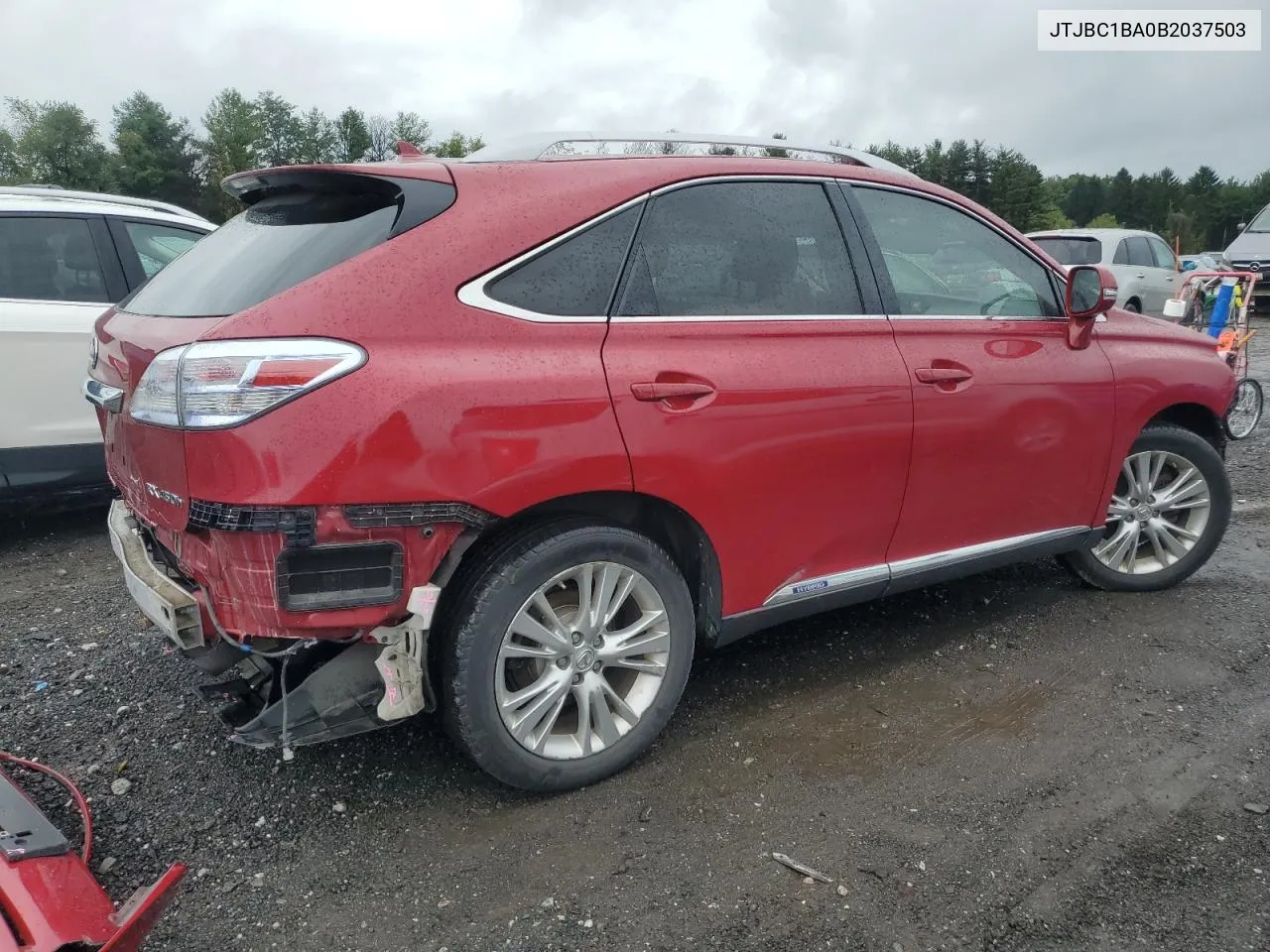 2011 Lexus Rx 450H VIN: JTJBC1BA0B2037503 Lot: 73641144