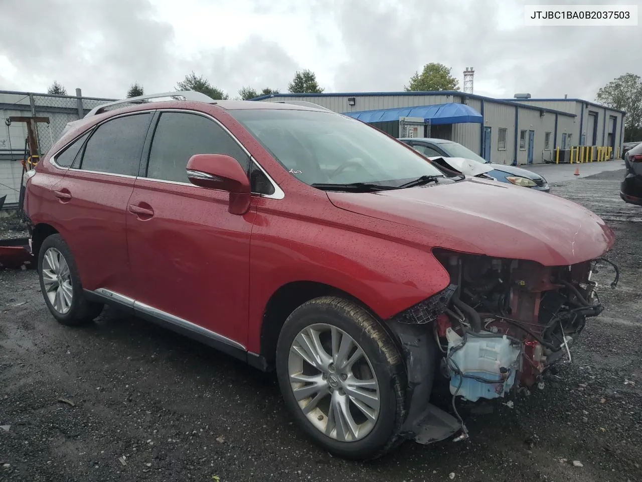 2011 Lexus Rx 450H VIN: JTJBC1BA0B2037503 Lot: 73641144