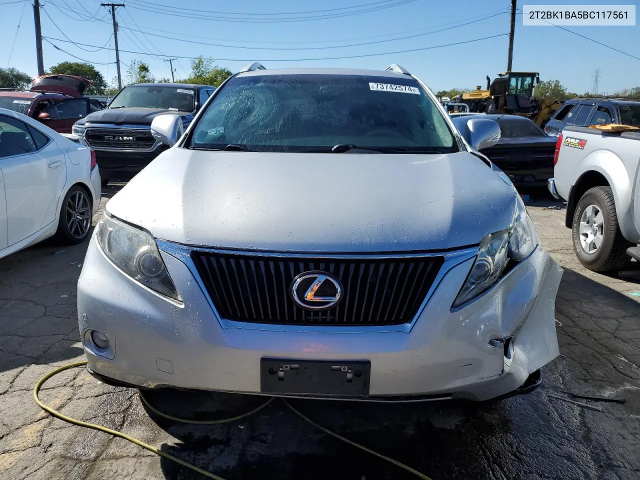 2011 Lexus Rx 350 VIN: 2T2BK1BA5BC117561 Lot: 73742574