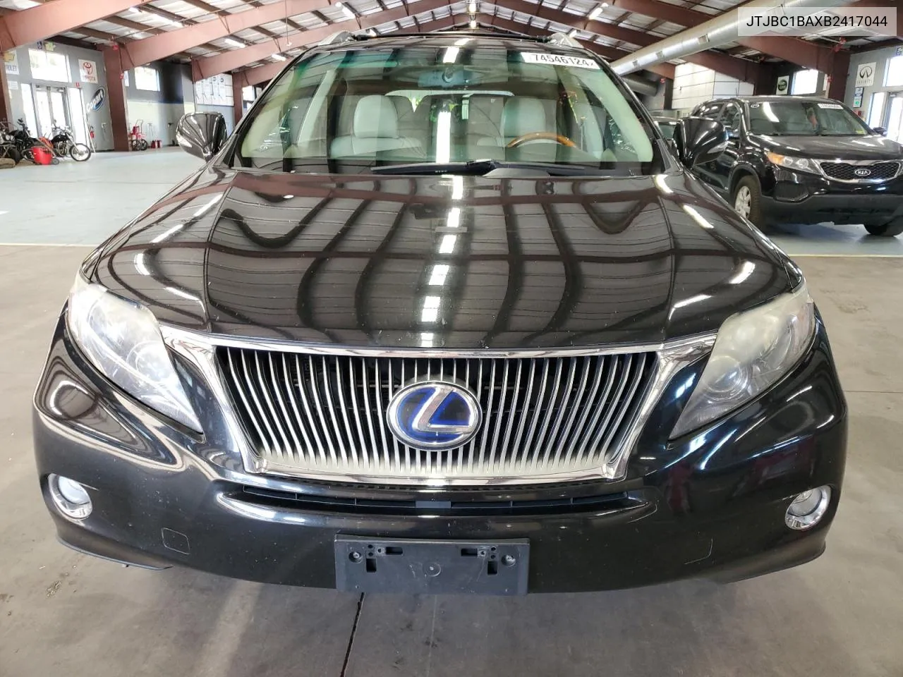 2011 Lexus Rx 450H VIN: JTJBC1BAXB2417044 Lot: 74546124