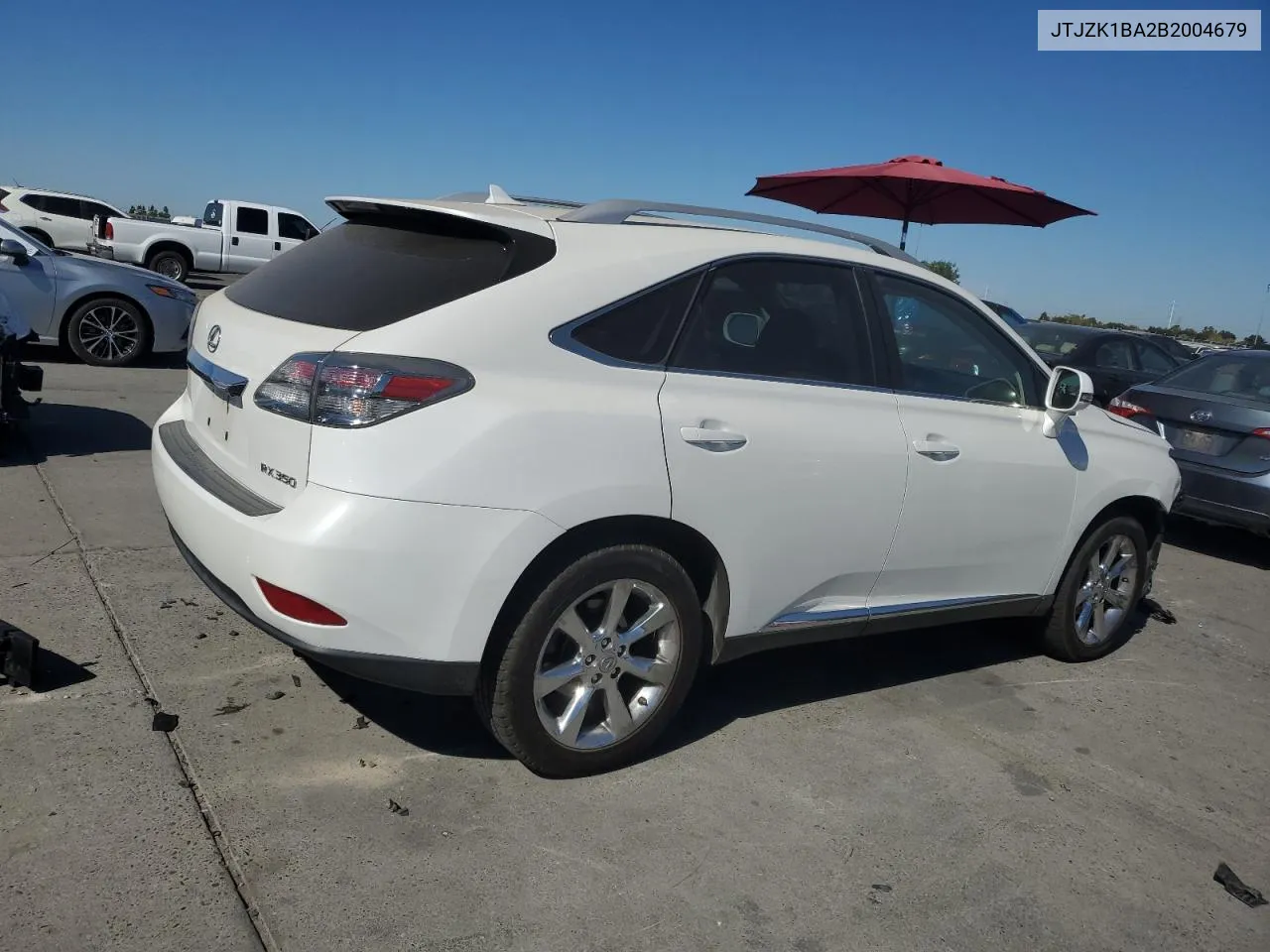 2011 Lexus Rx 350 VIN: JTJZK1BA2B2004679 Lot: 74606834