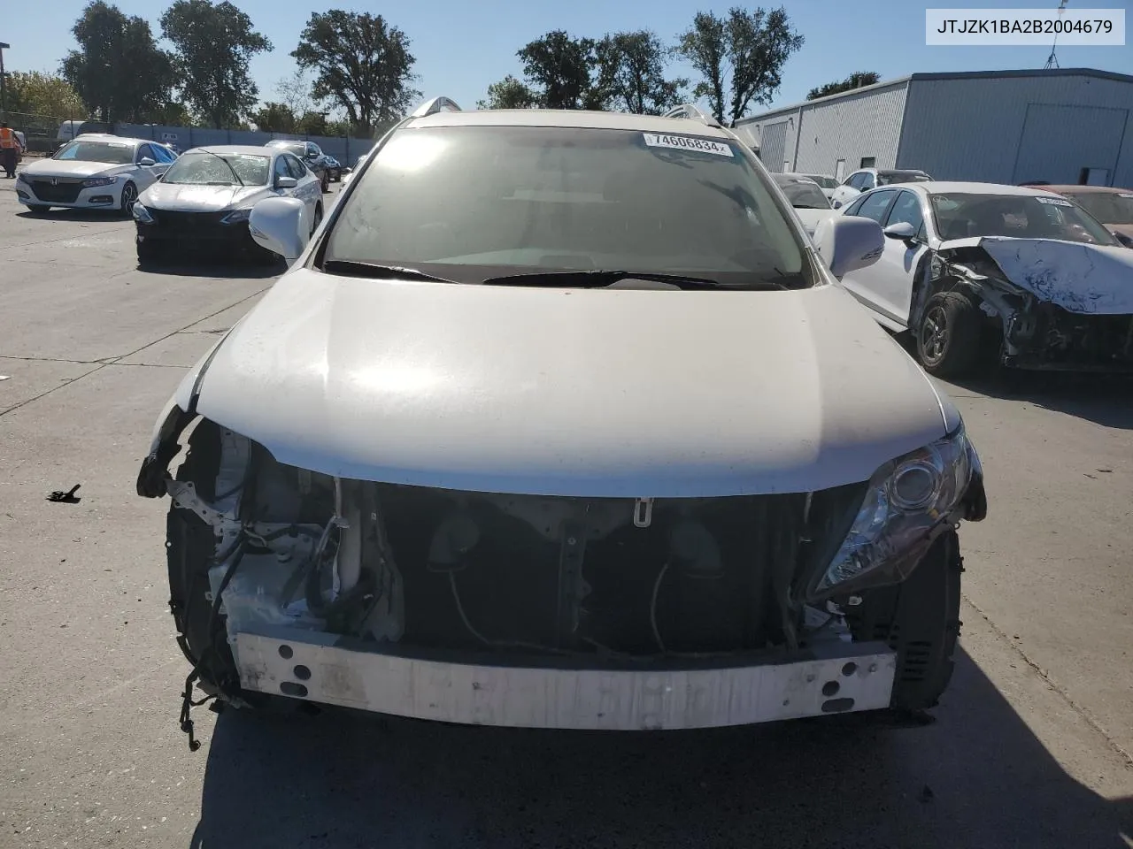 2011 Lexus Rx 350 VIN: JTJZK1BA2B2004679 Lot: 74606834