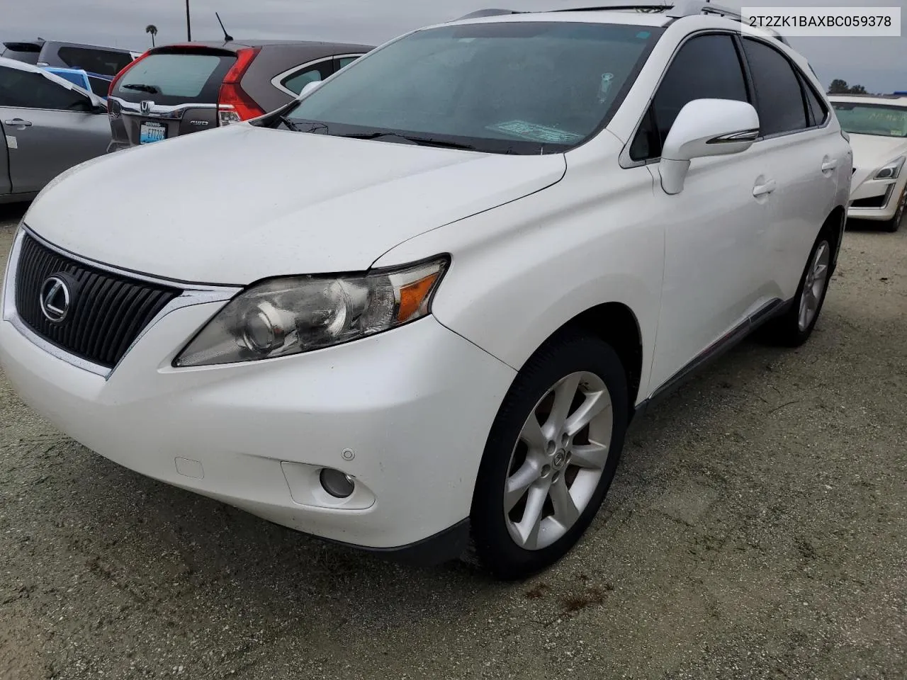 2011 Lexus Rx 350 VIN: 2T2ZK1BAXBC059378 Lot: 74709544