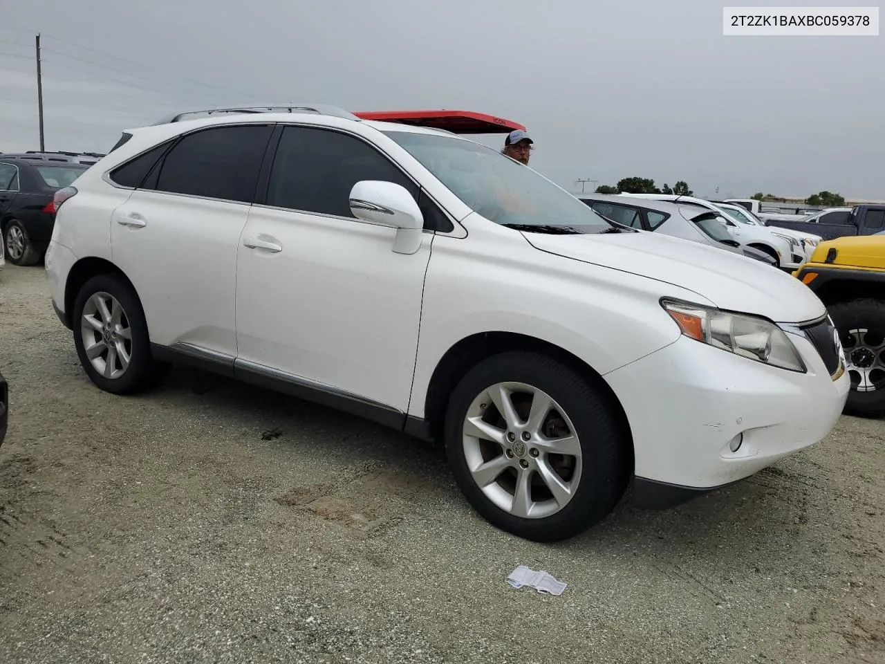 2011 Lexus Rx 350 VIN: 2T2ZK1BAXBC059378 Lot: 74709544