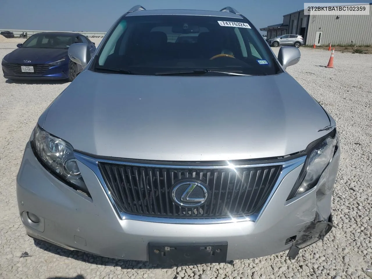 2011 Lexus Rx 350 VIN: 2T2BK1BA1BC102359 Lot: 74776324