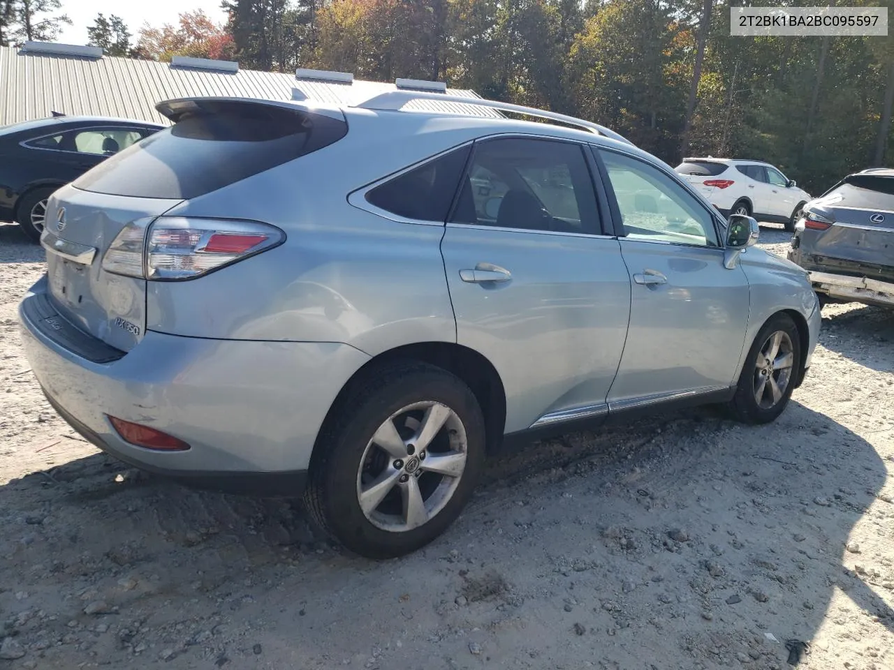 2011 Lexus Rx 350 VIN: 2T2BK1BA2BC095597 Lot: 74942314