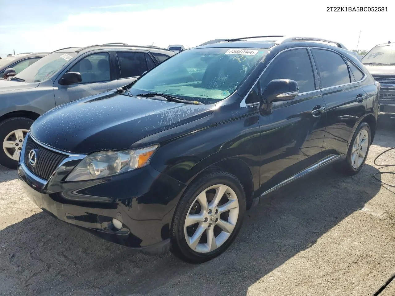 2011 Lexus Rx 350 VIN: 2T2ZK1BA5BC052581 Lot: 75097944