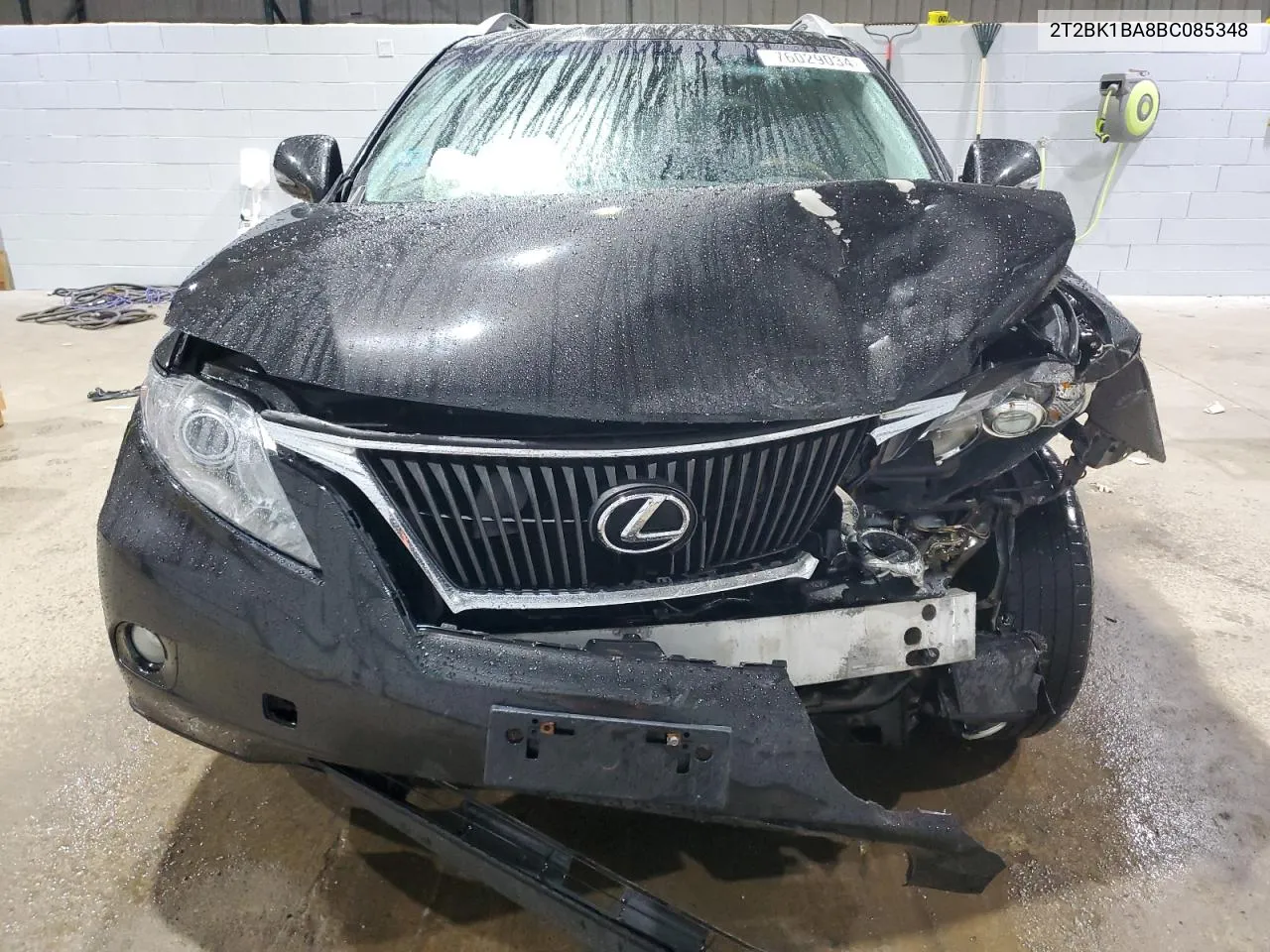 2011 Lexus Rx 350 VIN: 2T2BK1BA8BC085348 Lot: 76029034