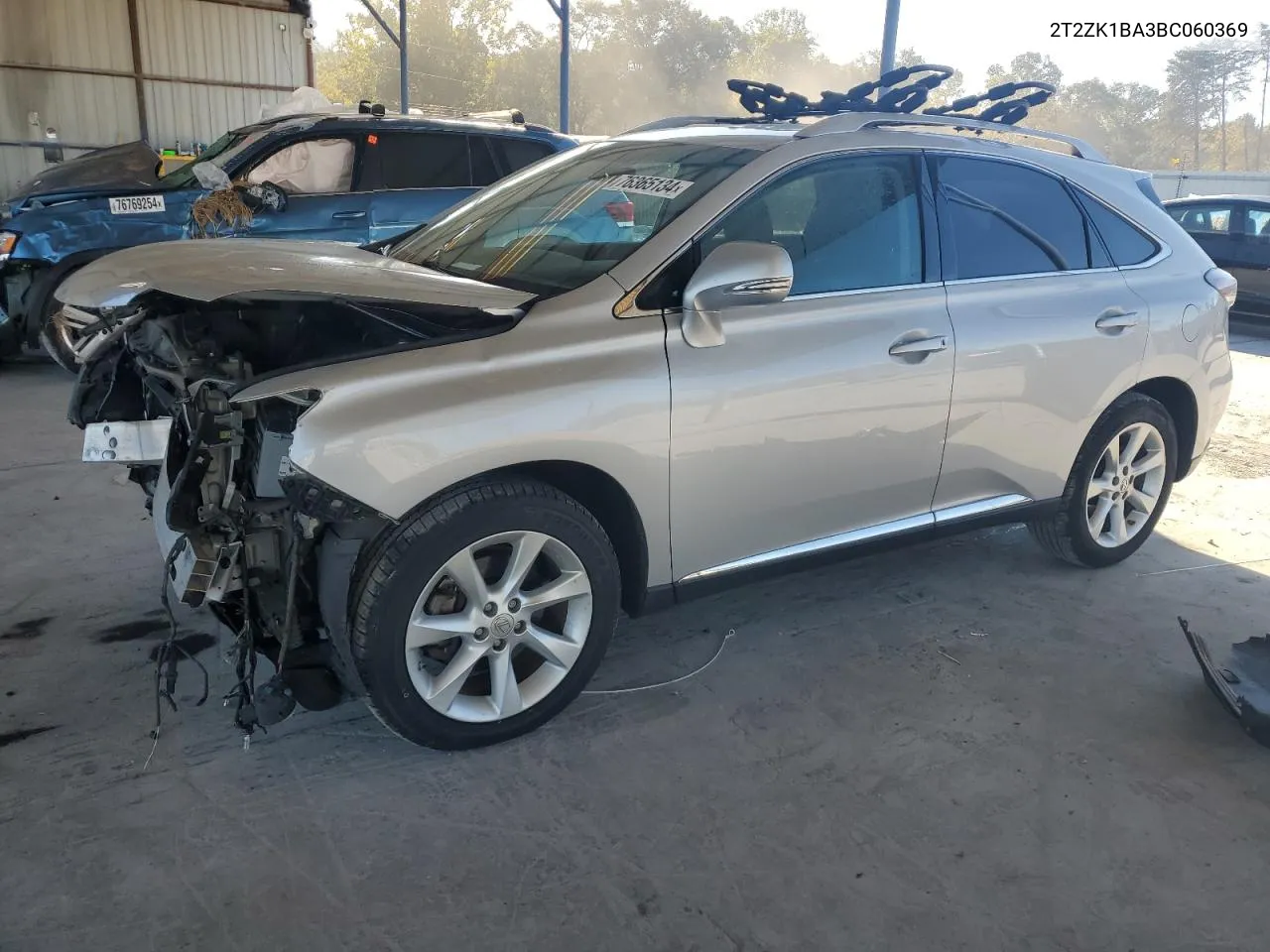 2011 Lexus Rx 350 VIN: 2T2ZK1BA3BC060369 Lot: 76365134