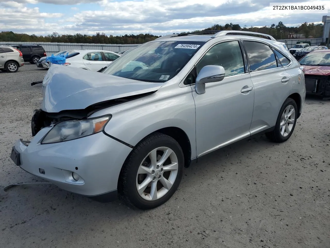 2011 Lexus Rx 350 VIN: 2T2ZK1BA1BC049435 Lot: 76456424