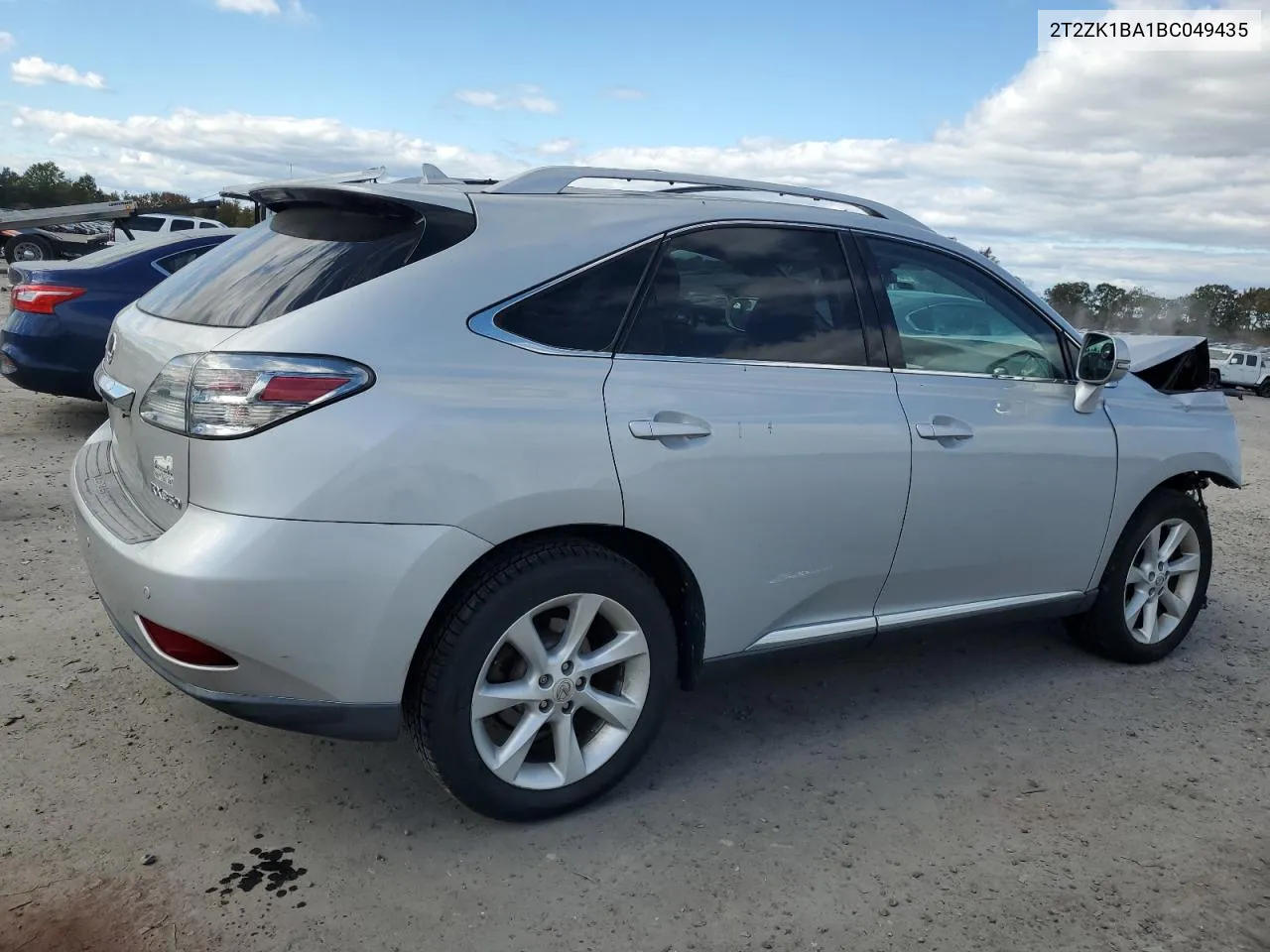 2011 Lexus Rx 350 VIN: 2T2ZK1BA1BC049435 Lot: 76456424