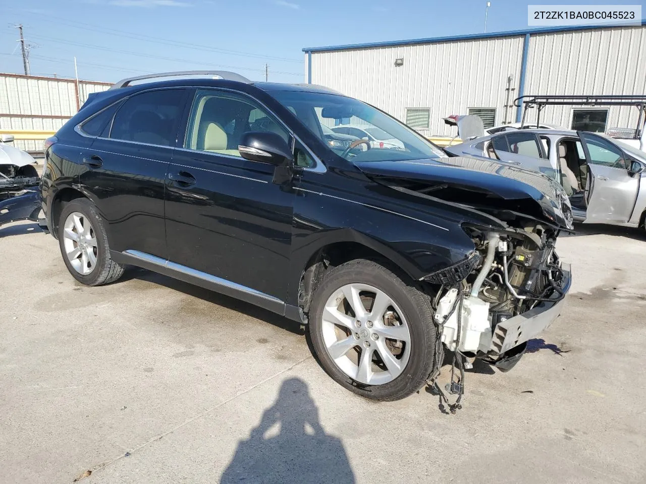 2011 Lexus Rx 350 VIN: 2T2ZK1BA0BC045523 Lot: 76992244