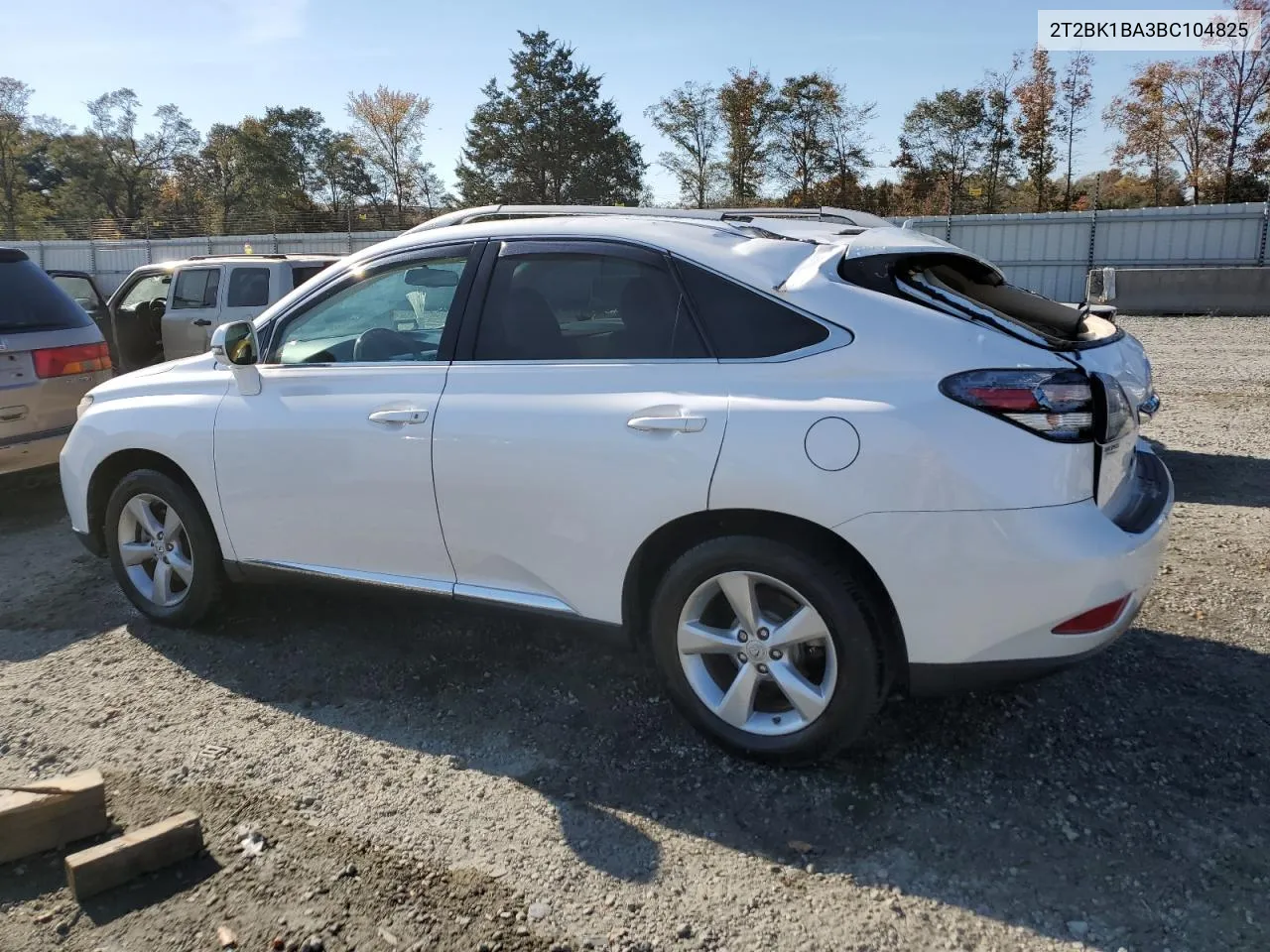 2011 Lexus Rx 350 VIN: 2T2BK1BA3BC104825 Lot: 77682934