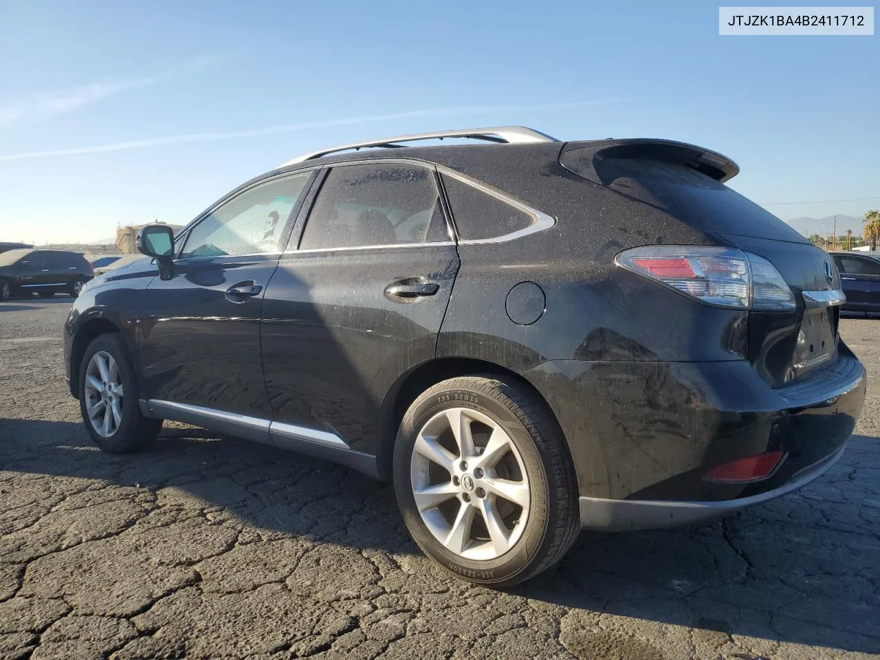 2011 Lexus Rx 350 VIN: JTJZK1BA4B2411712 Lot: 78047774