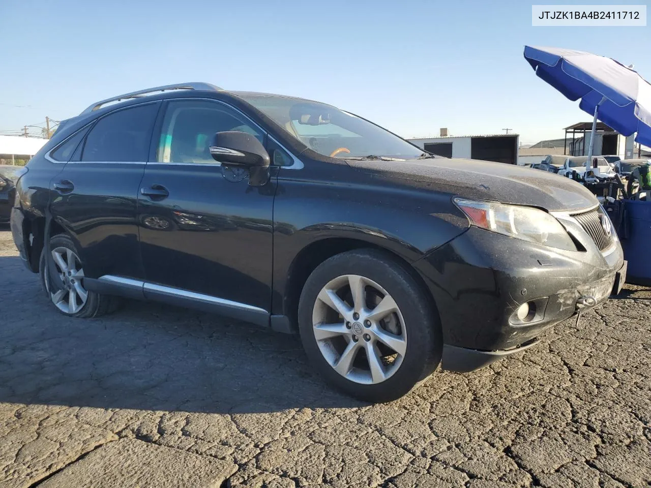 2011 Lexus Rx 350 VIN: JTJZK1BA4B2411712 Lot: 78047774