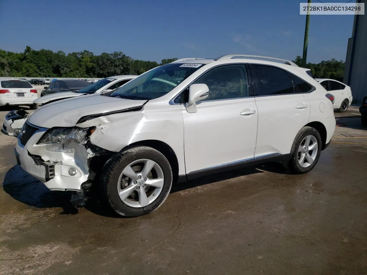 2012 Lexus Rx 350 VIN: 2T2BK1BA0CC134298 Lot: 50989054