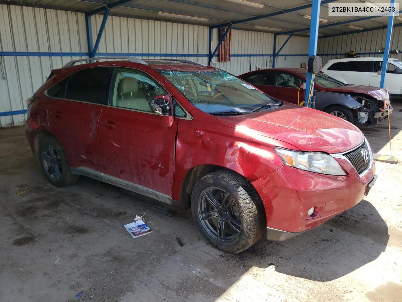 2T2BK1BA4CC142453 2012 Lexus Rx 350