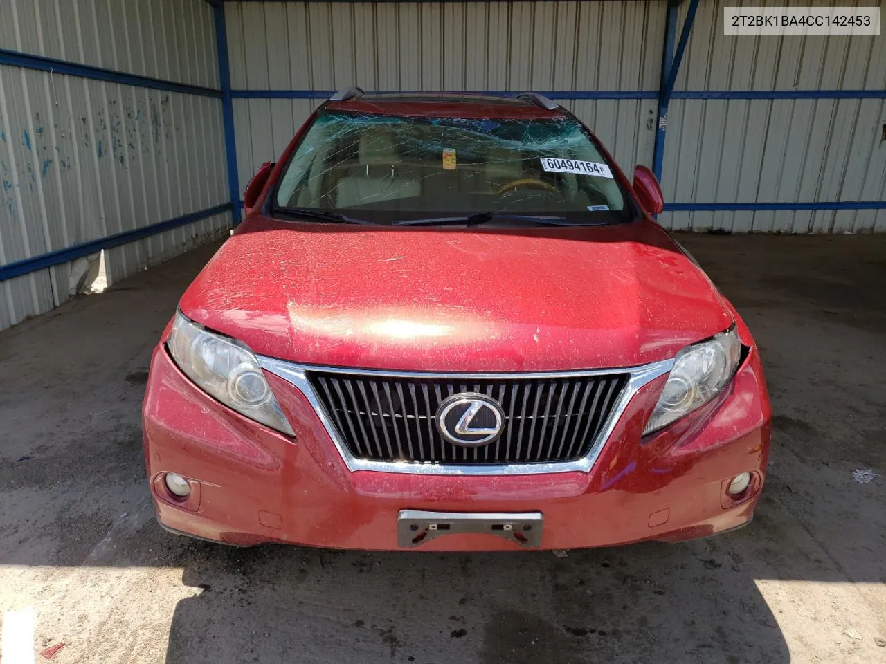 2T2BK1BA4CC142453 2012 Lexus Rx 350