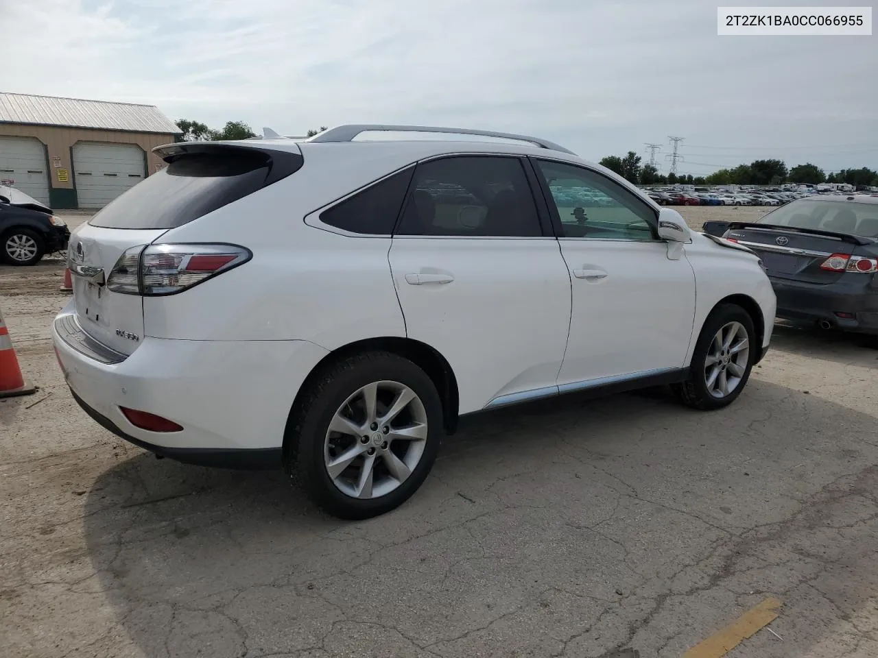 2012 Lexus Rx 350 VIN: 2T2ZK1BA0CC066955 Lot: 61199154