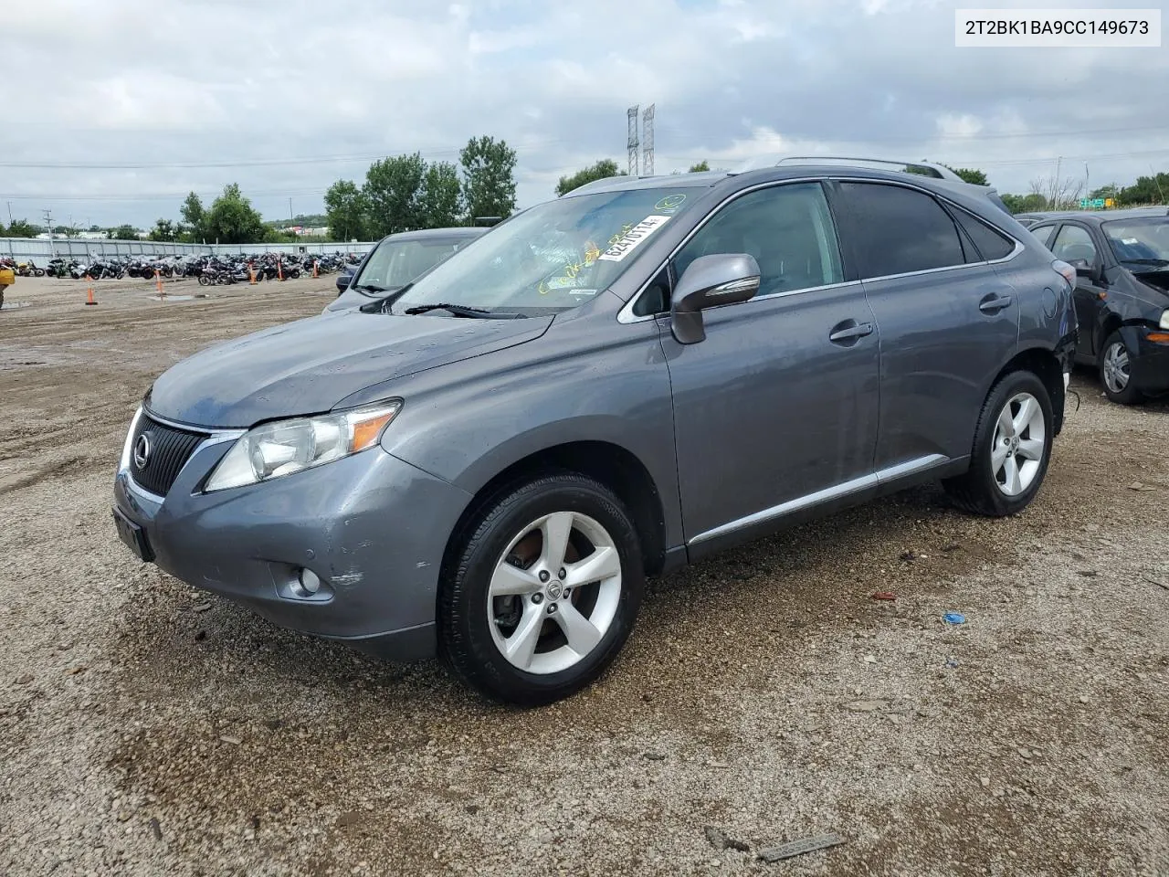 2012 Lexus Rx 350 VIN: 2T2BK1BA9CC149673 Lot: 62470114