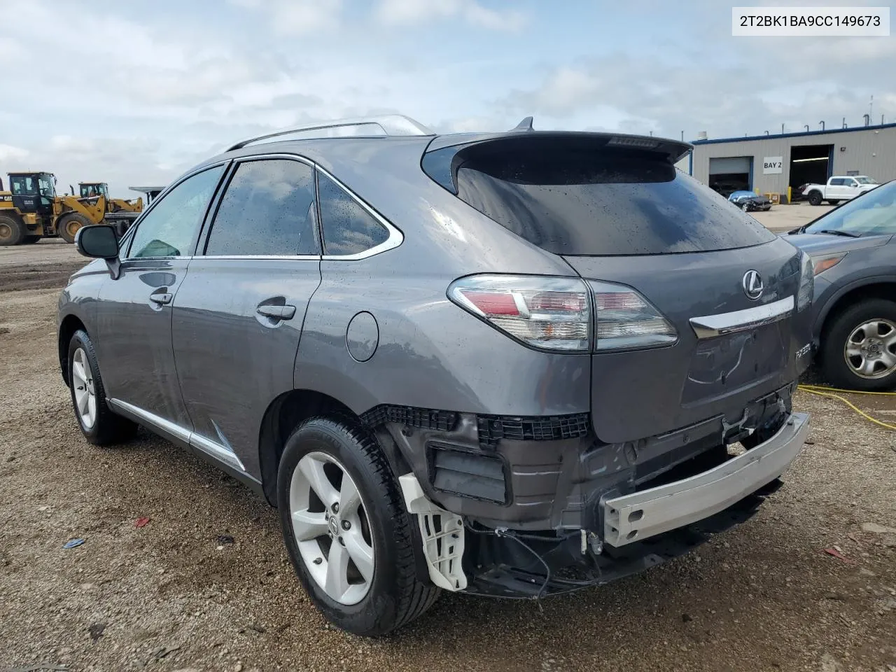 2012 Lexus Rx 350 VIN: 2T2BK1BA9CC149673 Lot: 62470114