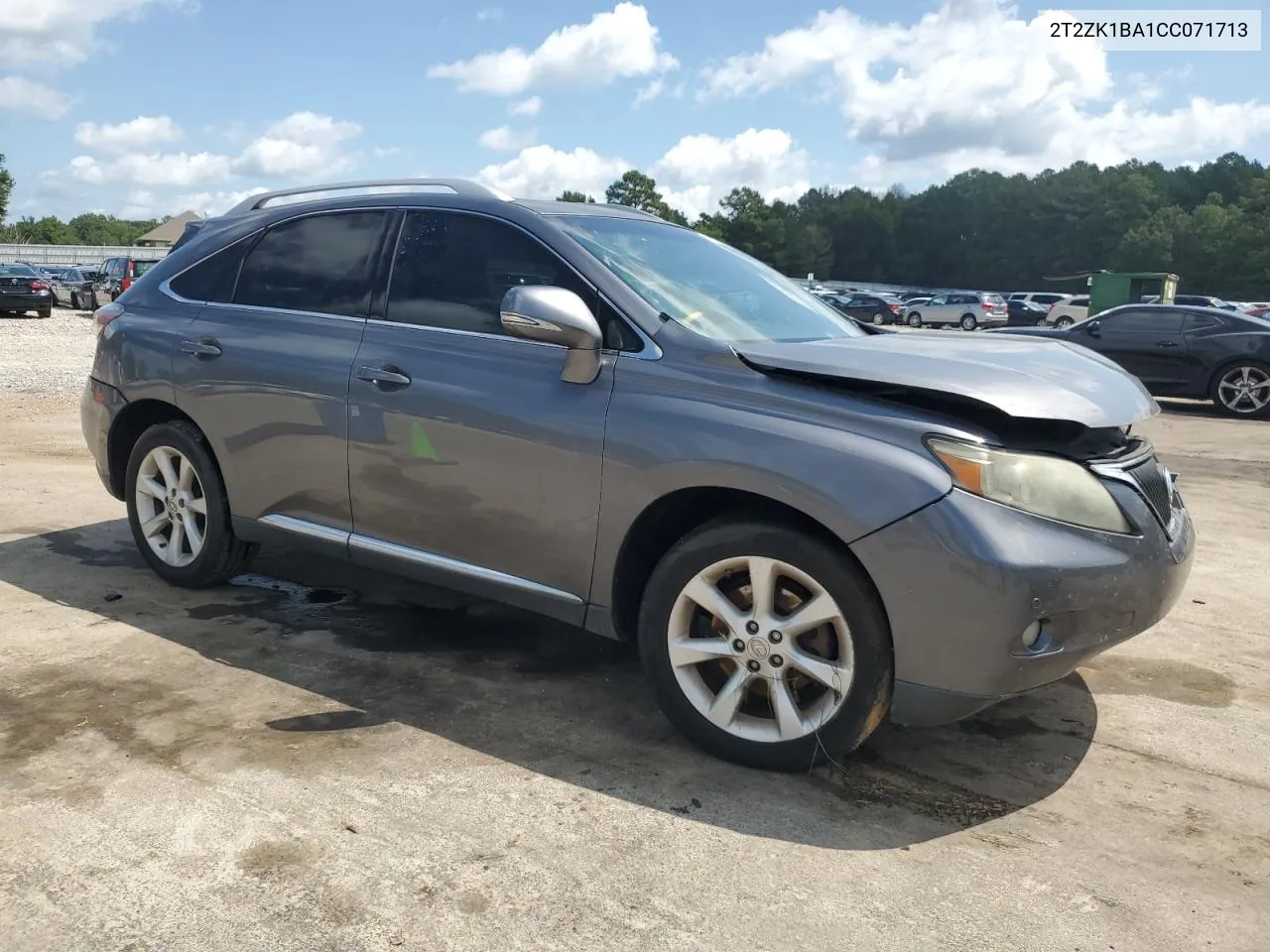 2012 Lexus Rx 350 VIN: 2T2ZK1BA1CC071713 Lot: 62661994