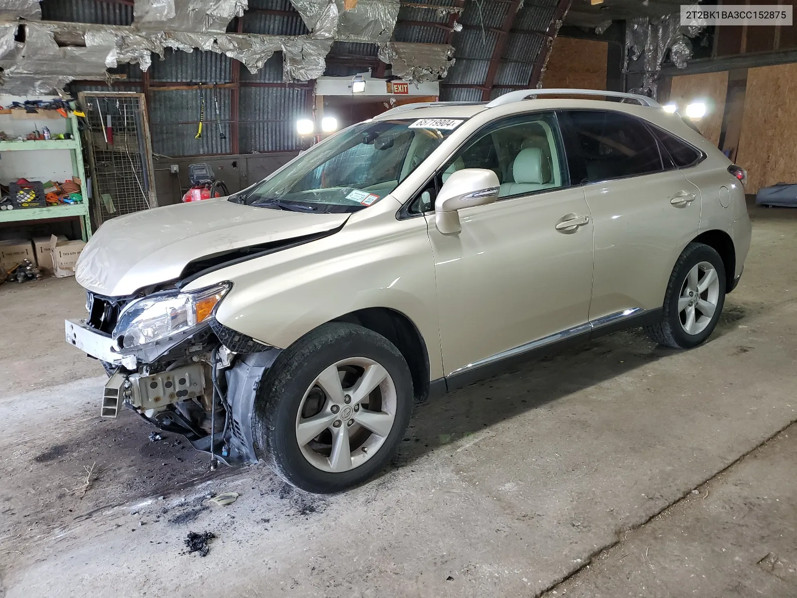 2T2BK1BA3CC152875 2012 Lexus Rx 350