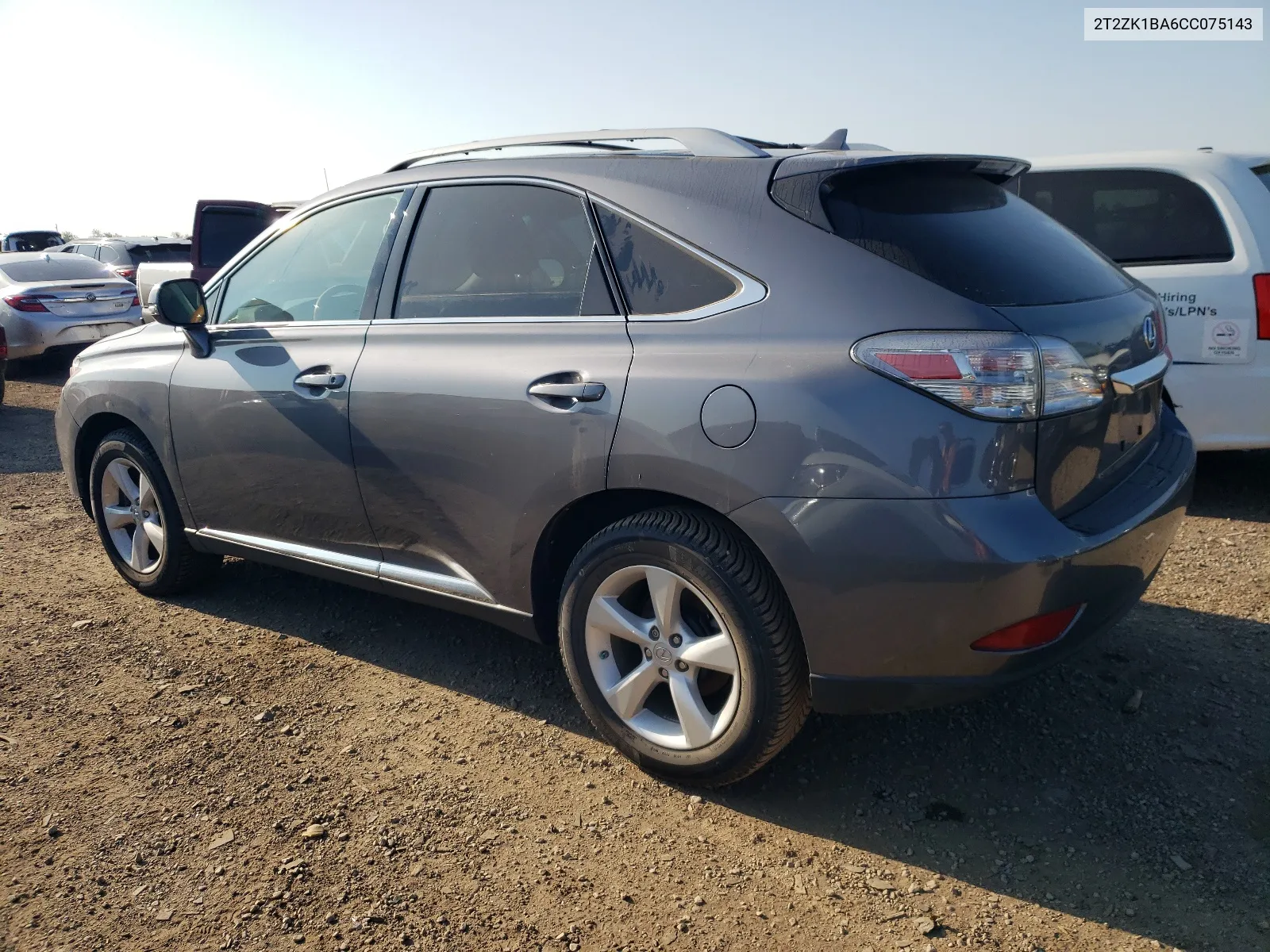 2012 Lexus Rx 350 VIN: 2T2ZK1BA6CC075143 Lot: 65937254