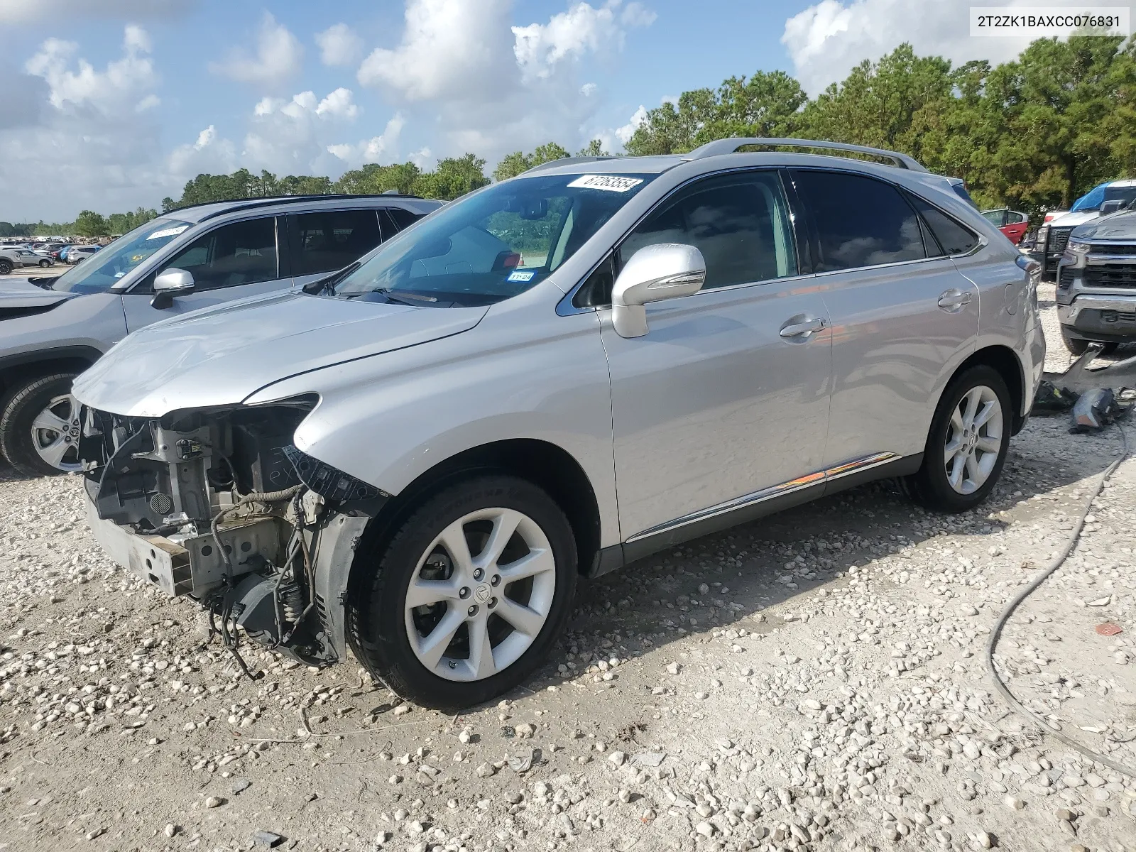 2012 Lexus Rx 350 VIN: 2T2ZK1BAXCC076831 Lot: 67263554